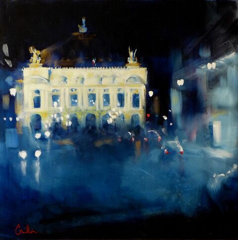 "Bleu nuit" Huile sur toile, 60 x 60 cm
VENDU