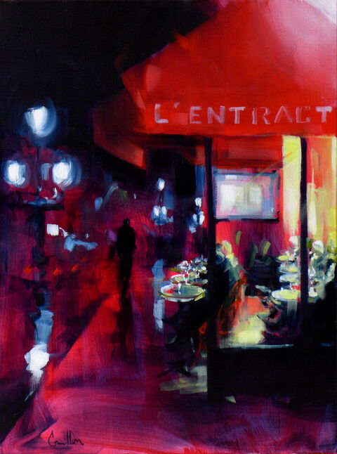 "Café la nuit III" Huile sur toile, 61 x 46 cm
VENDU