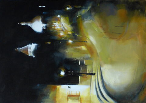 "La nuit de Montmartre" Huile sur toile, 92 x 65 cm
VENDU