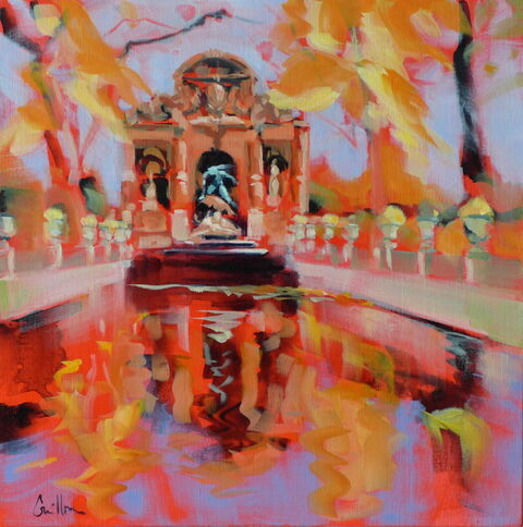 "La fontaine en rouge" Huile sur toile, 50 x 50 cm
VENDU