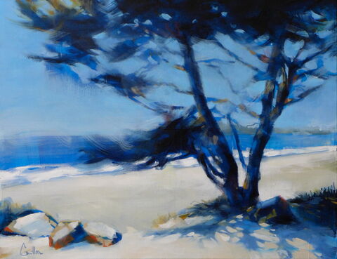 "A l'ombre des pins" Huile sur toile, 50 x 65 cm
VENDU