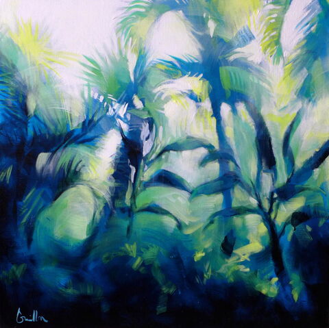 "Wilderness" Huile sur toile, 50 x 50 cm